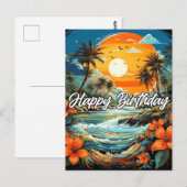 Carte Postale Joyeux Anniversaire (Devant / Derrière)