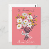 Carte Postale Joyeux anniversaire (Devant / Derrière)