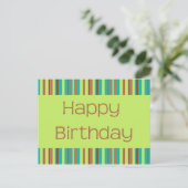 Carte Postale Joyeux anniversaire (Debout devant)