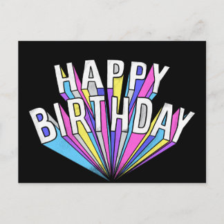 Carte Postale Joyeux anniversaire