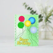 Carte Postale Joyeux anniversaire (Debout devant)