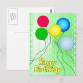 Carte Postale Joyeux anniversaire (Devant / Derrière)