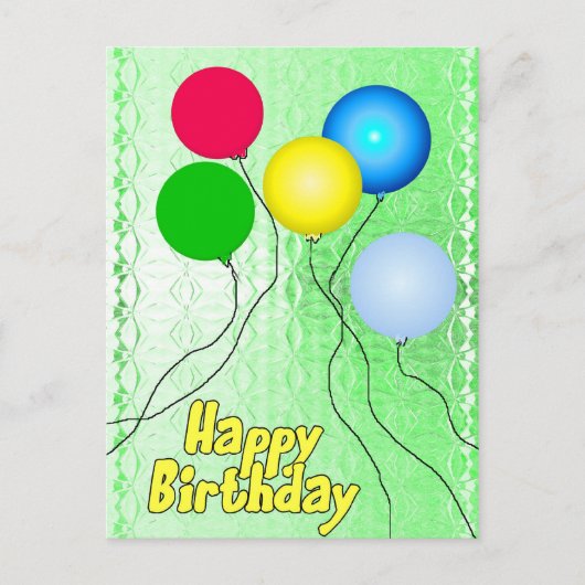 Carte Postale Joyeux anniversaire (Devant)