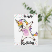 Carte Postale Joyeux anniversaire (Debout devant)