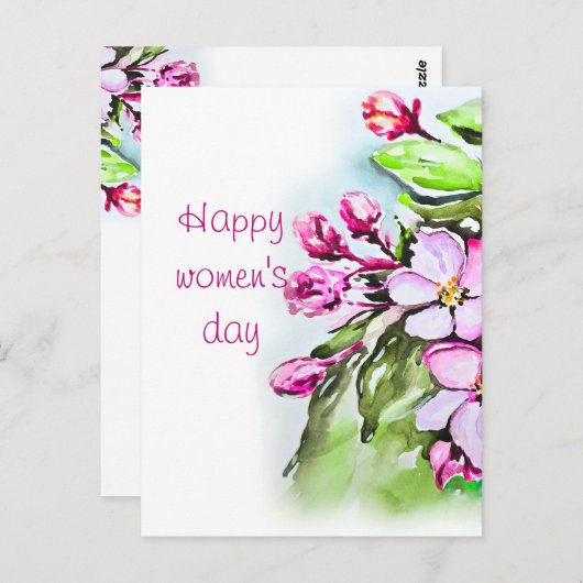 Carte Postale Joyeux anniversaire (Devant / Derrière)