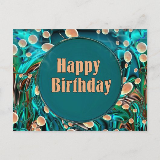 Carte Postale Joyeux anniversaire (Devant)