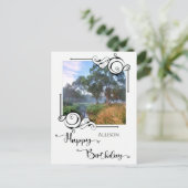 Carte postale Joyeux Anniversaire (Debout devant)