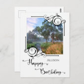 Carte postale Joyeux Anniversaire (Devant / Derrière)