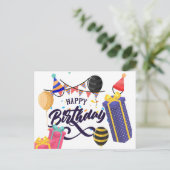 Carte Postale Joyeux Anniversaire (Debout devant)