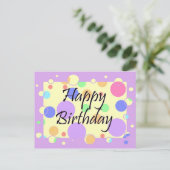 Carte Postale Joyeux anniversaire (Debout devant)