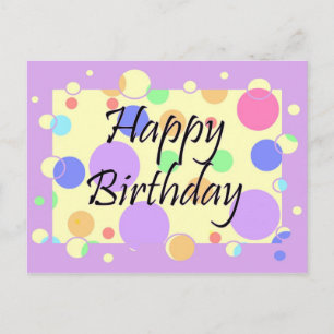 Carte Postale Joyeux anniversaire