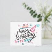 Carte Postale Joyeux Anniversaire (Debout devant)