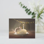 Carte postale : "Joyeux anniversaire" (Debout devant)