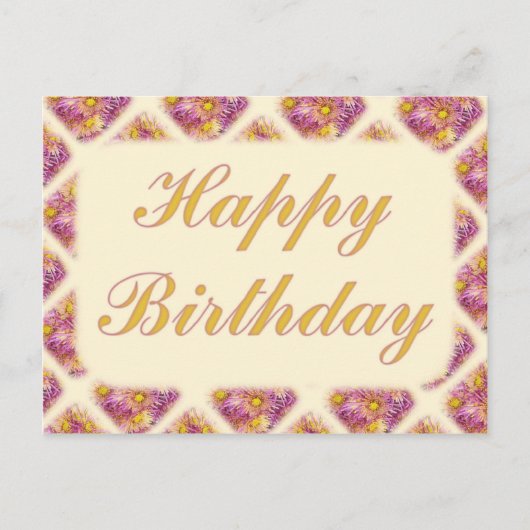 Carte Postale Joyeux anniversaire (Devant)