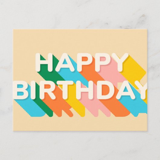 CARTE POSTALE JOYEUX ANNIVERSAIRE (Devant)