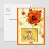 Carte Postale Joyeux anniversaire (Devant / Derrière)
