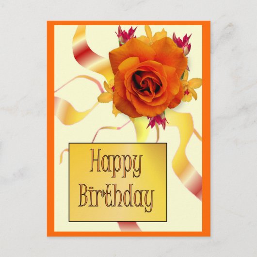 Carte Postale Joyeux anniversaire (Devant)