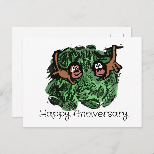 Carte Postale Joyeux anniversaire (Devant / Derrière)