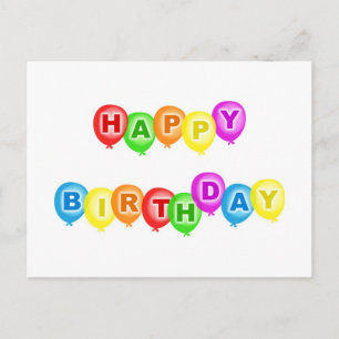 Carte Postale Joyeux anniversaire