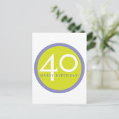 Carte Postale Joyeux anniversaire, 40 ans ! (Debout devant)