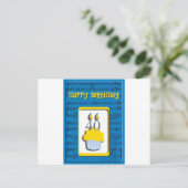 Carte Postale Joyeux anniversaire 40e (Debout devant)