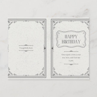 Carte Postale Joyeux Anniversaire à quelqu'un d'incroyable