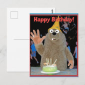 Carte Postale Joyeux anniversaire à toi (Devant / Derrière)