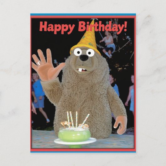 Carte Postale Joyeux anniversaire à toi (Devant)
