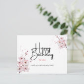 Carte Postale Joyeux anniversaire à toi  (Debout devant)