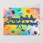 Carte Postale Joyeux Anniversaire à un Employé Précieux (Devant)