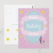 Carte Postale Joyeux Anniversaire À Vous (Devant / Derrière)