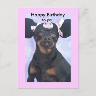 Carte Postale Joyeux anniversaire, à vous