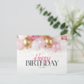 Carte Postale Joyeux anniversaire à vous (Debout devant)