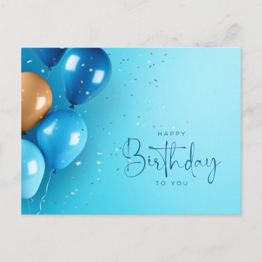Carte Postale Joyeux anniversaire à vous (Devant)