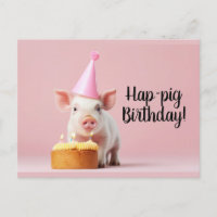 Joyeux anniversaire au cochon !