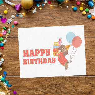 Carte Postale Joyeux Anniversaire au Doyen Mignon