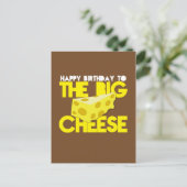 Carte Postale Joyeux anniversaire au GRAND FROMAGE (Debout devant)