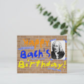Carte Postale Joyeux anniversaire, Bach (Debout devant)