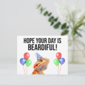 Carte Postale Joyeux Anniversaire Barbu Drôle Espérons Que Votre (Debout devant)