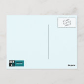 Carte Postale Joyeux Anniversaire, Beau. Fleurs et papillon (Dos)