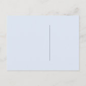 Carte Postale Joyeux Anniversaire! Blue Brush Script (Dos)