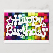 Carte Postale Joyeux Anniversaire - Bon Anniversaire (Devant)