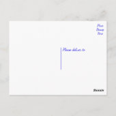 Carte Postale Joyeux Anniversaire Bull Terrier Chien chiot (Dos)