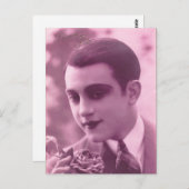 Carte postale "Joyeux anniversaire" ca. 1910 (Devant / Derrière)