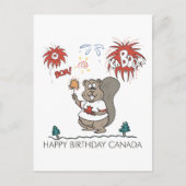 Carte Postale Joyeux anniversaire Canada (Devant)