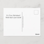 Carte Postale Joyeux Anniversaire Caneton (Dos)