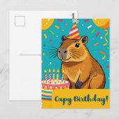 Carte Postale Joyeux Anniversaire Capy (Devant / Derrière)