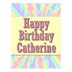 Invitations Faire Part Cartes Joyeux Anniversaire Catherine Zazzle Be