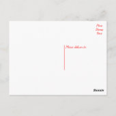 Carte Postale Joyeux Anniversaire Chien Chien Chien Rouge (Dos)