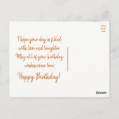 Carte Postale Joyeux Anniversaire Chihuahua Chien Chiot Chien Aq (Dos)